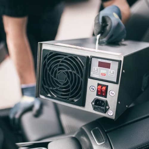 Traitement ozone désodorisation habitacle véhicule Lyon